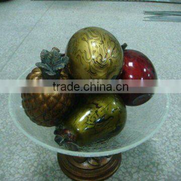 fulgurant wholesale glass fruit ornaments for home decor