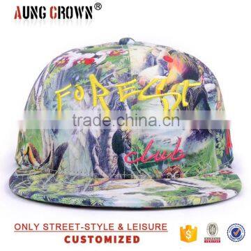Flower Snapback Caps,flower Snapback Cap Custom,floral Fabric Snapback Cap photo-2