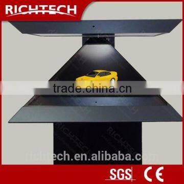 Richtech 3D hologram machine glass display showcase for advertising