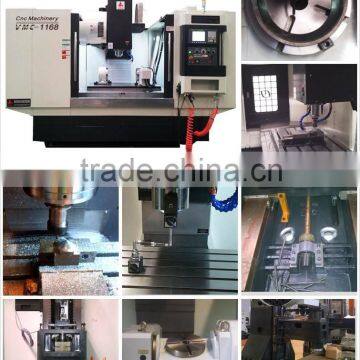 VMC1168 3 axis vertical cnc milling machine for metal,hard guideway machinining center