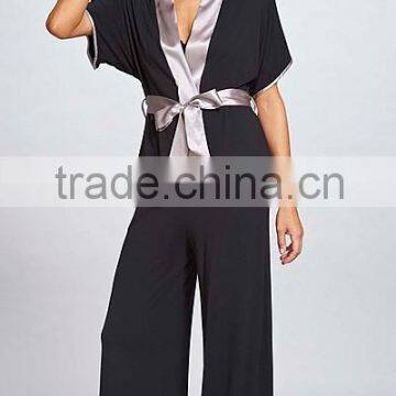 Classica Silk Satin Sleep Shirts Pure Silk Chameuse Fabric Pajamas photo-3