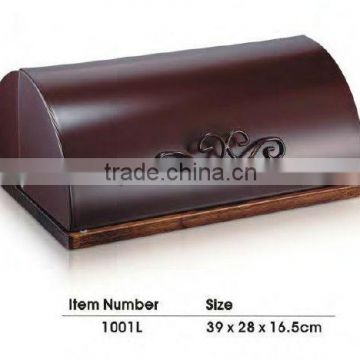 color coating metal bread box