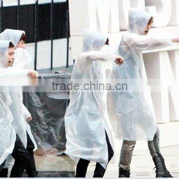 Poncho Raincoat White (PE)