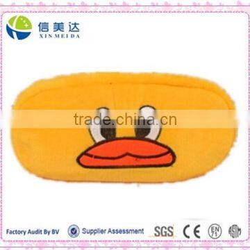 Cute Yellow Duck Cartoon zipper large capacity plush pencil case