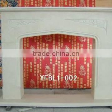 artificial stone fireplace