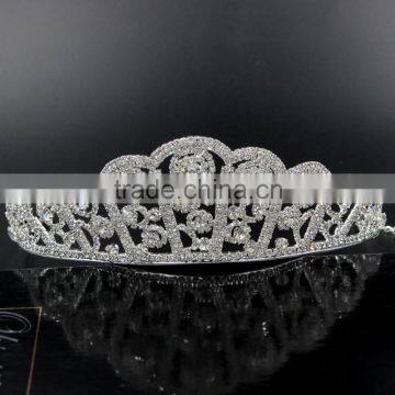 beauty Pageant Crown Tiara Mini Rhinestone Tiara Crown fashion design hot sale