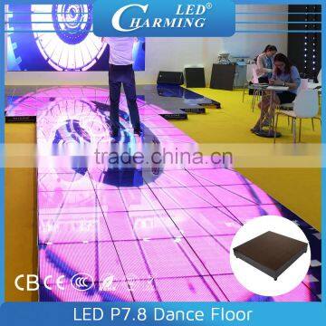 wedding led P7.8 dancing floor tiles dj mat lighting