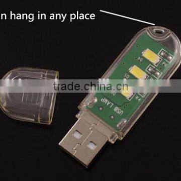 Mini USB LED Light 3 LED Portable Mini USB 3 LED USB LED Lamp With High Power for Night Light photo-5
