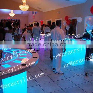 Deluxe LED Light Casino Poker Table photo-3