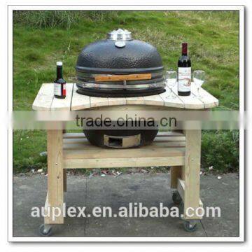 2016 Newest 21' kamado bbq grill /ceramic charcoal bbq grill with wooden table                        
                                                Quality Choice