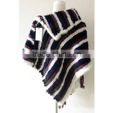 Real Mink Fur Woman Fashion Shawl/Poncho KZ14081 photo-3