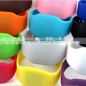 2016 Unisex Soft Silicone Touch Screen Led Watch Colors Silicone Rubber Band Watch photo-5