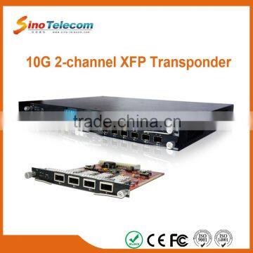Sino-Telecom 10G 2-Channel XFP DWDM Optical Transponder