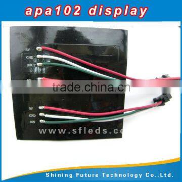 DMX addressable 8x8 pixels 5050 rgb led pixel matrix