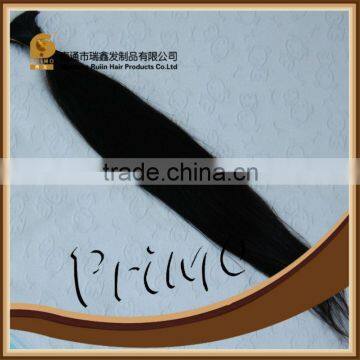 100% virgin raw single drawn human hair extension material