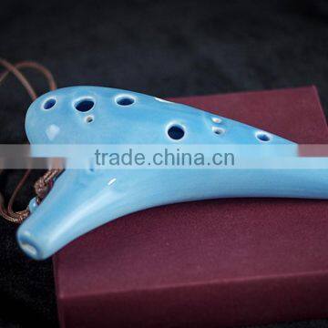 Chinese Ceramic Ocarina Flute
