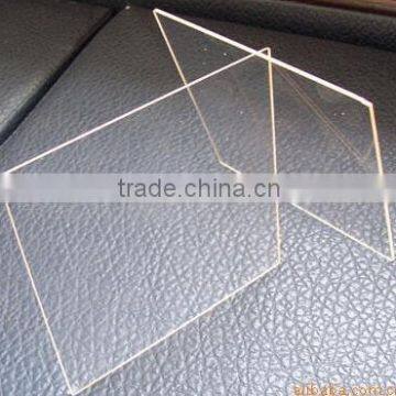 Ultra-thin clear sheet glass for mirror manufacturing