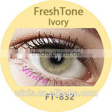 korea brand FreshTone Super Naturals bright soft color contact lenses