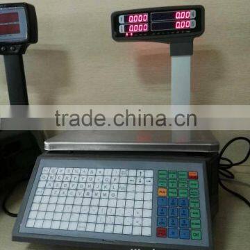 Weight Scale With Barcode Printer