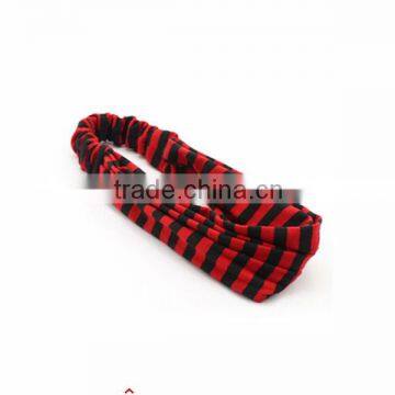 Sya colored fabric hair jewelry small order quantity stripe headband