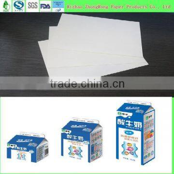 fresh milk box packaging paper