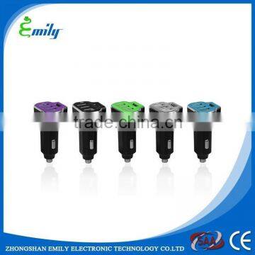 Hight quality multipurpose promotional usb car charger