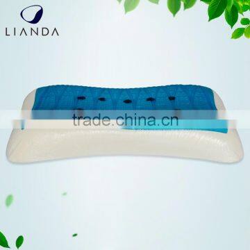 Magnetic Cooling Gel Memory Foam Pillow with Breathable Washable Mesh + Velboa Fabric Zippered Carrying Case