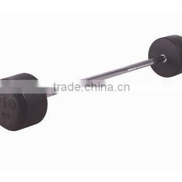 fixed straight rubber barbell/newly designed straight rubber barbell