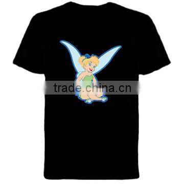 Angel shining el sound active t-shirt voice activated el t-shirt