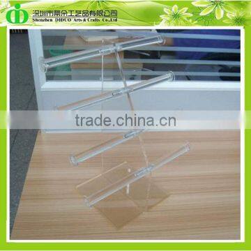 DDJ-0061 ISO9001 Chinese Manufacture Sells Countertop 4 Tiers Acrylic Jewelry Display