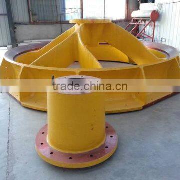 Steel casting impeller for power station