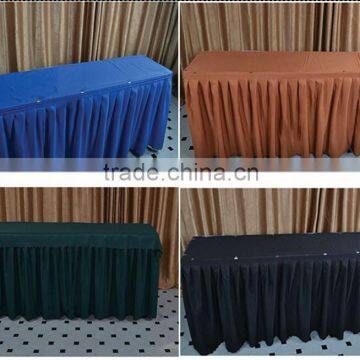 Factory Price Fashion Design Banquet Table Skirt