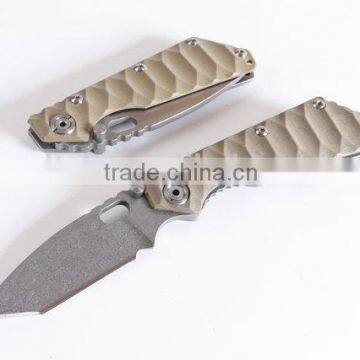 OEM Outdoor G10 handle Tactical Rescue Fold Survival Knife