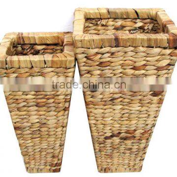 Water Hyacinth Woven Flower Vase