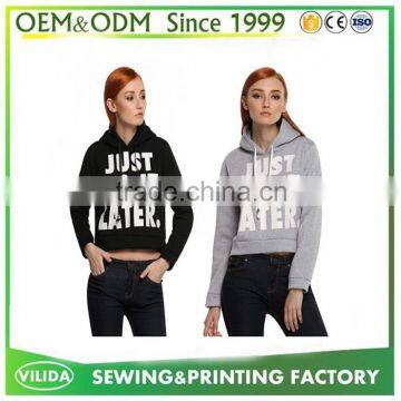 Custom own design pullover hoodies with hood /Bulk Print logo Women Hoodies Factory Price