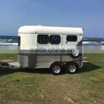 2HSL-D 2 horse trailer striaght load with kitchen