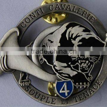 metal soft enamel pin badges,3D casting lapel pins