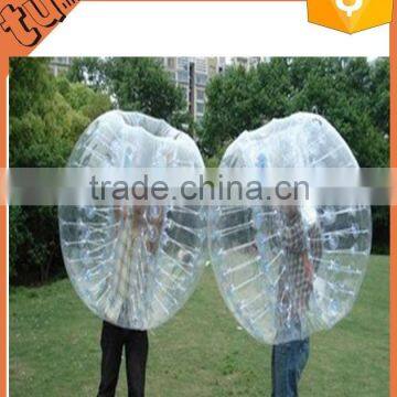 heap human PVC inflatable body bumper ball / soccer bubble/ inflatable belly bump ball for sale