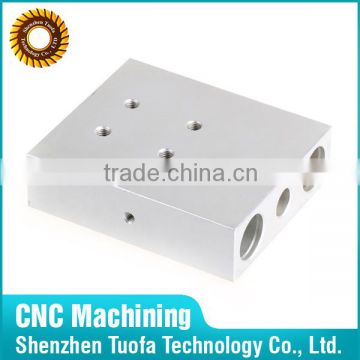 Custom made precision OEM machining aluminium cnc blocks