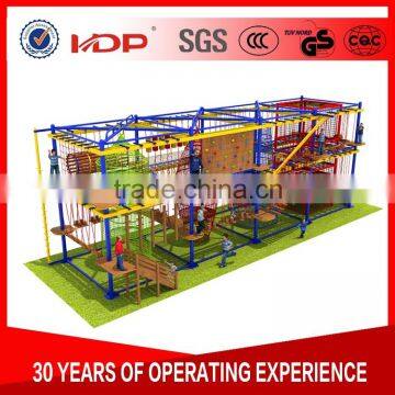 Large comfortable indoor courage challenge playground