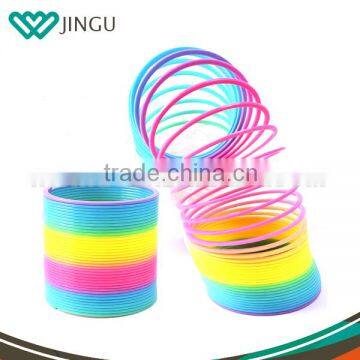 Wholesale Colorful plastic spring capsule toy with logo printing