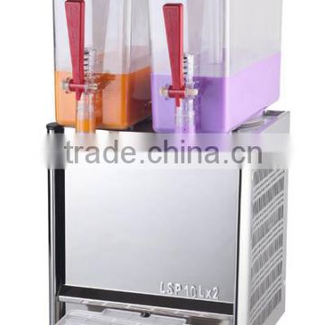 Double Bowls 10L juice dispenser