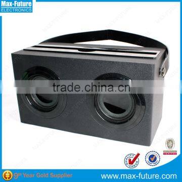 Wireless Bluetooth Boombox 2x5W Deep Bass Wireless Boombox Wooden Speaker photo-2
