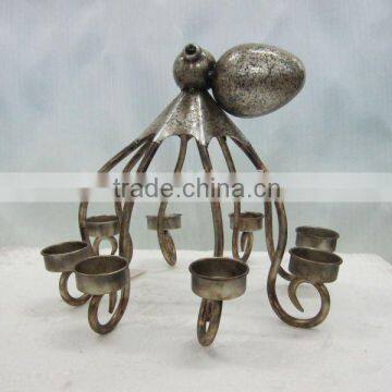 decorative metal animal candle holder for halloween