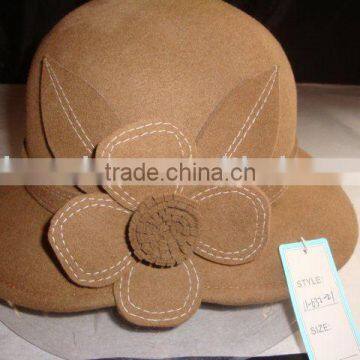 2014 fashion ladies' 100% wool felt winter hats