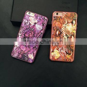 High End Luxury Color Pattern Saffiano Leather Cell Phone Cover Case for Iphone photo-3