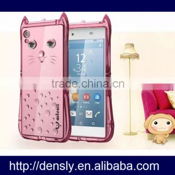 Hot selling cat style tpu cases for Sony Xperia Z4