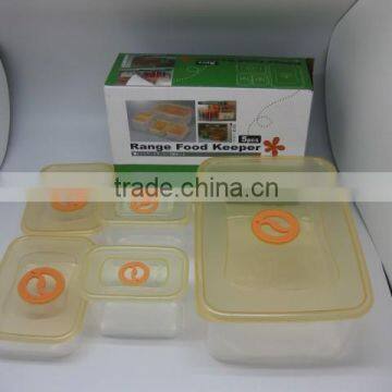 5 set coco plastic food container food storage