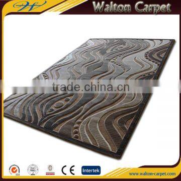 Hand embroiderd deluxe best selling hand made acrylic rugs