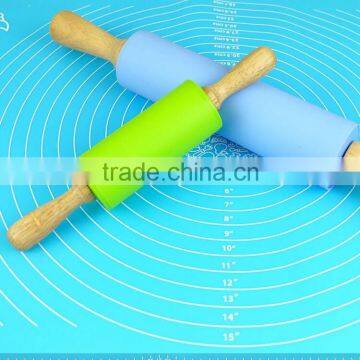 2015 High Quality FDA&LFGB Certificate Silicone Rolling Pin photo-2